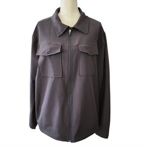 FLX‎ Full Zip Black Athletic Jacket Size XL